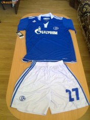 Tricou + sort Adidas Schalke 04 CIPRIAN DEAC Original! COMPLEU foto