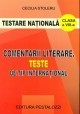 Comentarii literare. Teste de tip international. Testare nationala clasa a VIII-a foto