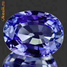 TANZANIT NATURAL ALBASTRU-VIOLET-1.84 CT foto