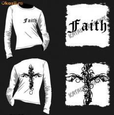 Tricou personalizat Faith (rock, punk, alternative, goth) foto