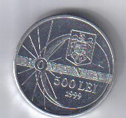 Moneda 500 lei 1999 eclipsa AUNC foto