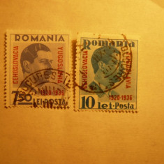 Serie: Mica Intelegere 1936 , stampilat , 2 valori