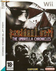 JOC WII RESIDENT EVIL THE UMBRELLA CHRONICLES ORIGINAL PAL / STOC REAL / by DARK WADDER foto