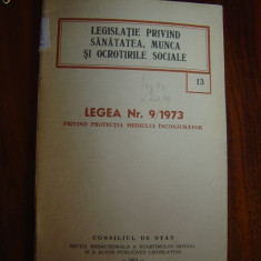 1739 Legislatia privind sanatatea ,munca si ocrotirile sociale