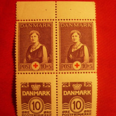 Bloc -Cruce Rosie 1940- Danemarca sub ocupatie germana