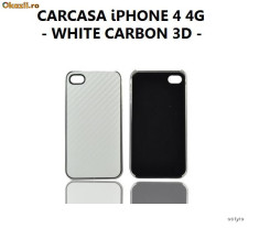 HUSA iPHONE 4 4G - CARBON EDITION - CARCASA iPHONE 4G 4G WHITE CARBON - CARBON 3D - CARCASA iPHONE 4G CARBON foto