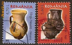 Romania 2005 - LP 1706 - Ceramica Ulcioare - stampilate foto