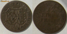 Saxony 1/12 thaler 1763 EDC foto