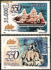 Romania 2004 - LP 1627 - 550 Ani Amerigo Vespucci stampilate foto