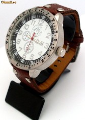 CEAS de BARBATI XXL curea maro, MODEL GENEVA G84 foto