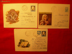 Set 3 Plicuri -Intreg Postal -DIMITRIE CANTEMIR ,1973 foto