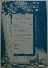 Revista aeronauticei si marinei no.1 - 1940 foto