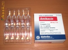 Amikacin fiole 500mg (amikacina) pret 25 ron foto
