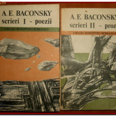 A.E. Baconsky - Scrieri (poezii si proze), Mari Scriitori Romani antologie 2 vol