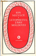 ION NECULCE - LETOPISETUL TARII MOLDOVEI foto