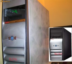 Carcasa PC mod autocolant foto