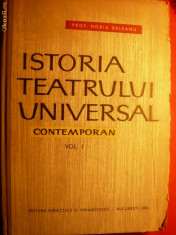 Horia Deleanu - Istoria Teatrului Universal vol.I.- 1963 foto