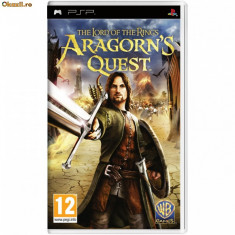 Lord of the Rings: Aragorn&amp;#039;s Quest PSP SIGILAT (ALVio) + sute de alte jocuri REDUCERE!!!!psp originale foto