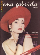 REVISTA MODA CU TIPARE ANA GABRIELA 1990 foto