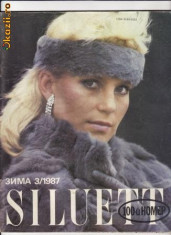 REVISTA MODA CU TIPARE SILUET IN LIMBA RUSA - NR.3/1987 foto