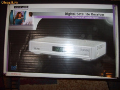 Digital Satellite Receiver Konig-DVB SAT-SDFTA 11-KN for free-to-air satellite signals foto