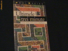 ULTIMELE 3 MINUTE-PAUL DEVIES- foto