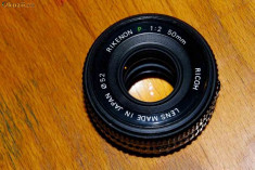 Rikenon 50mm f2, montura Pentax foto