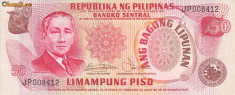 Bancnota Filipine 50 Piso (1978) - P163b UNC foto