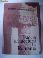 Istoria arhitecturii in Romania -Gheorghe Curinschi VORONA foto