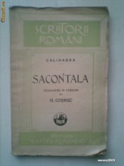 CALIDASA - SACONTALA {poema indiana 1928}