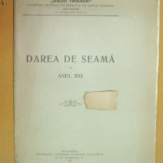 Dare de seama Soc. ajutor ,,Dacia traiana&quot; Buc. 1912