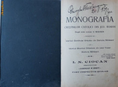 Ciocan , Monografia crestinilor catolici din jud. Roman , 1903 - 1904 foto