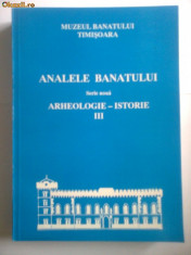 BANAT-ANALELE BANATULUI,VOL3,ARHEOLOGIE ISTORIE,TIMISOARA foto