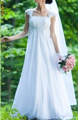 Rochie de Mireasa in stil Empire foto