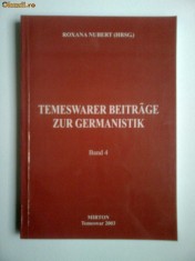 BANAT-STUDII TIMISORENE DE GERMANISTICA,VOL4,TIMISOARA