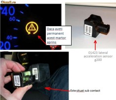 repar senzor acceleratie laterala G200 vw golf 4 si altele foto