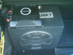 BLAUPUNKT SUBWOOFER +AMPLIFICATOR 450W +KIT CABLURI foto