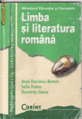 Manual LIMBA SI LITERATURA ROMANA CLS A X A SAM ED. CORINT foto