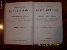 Ghid de conversatie maghiar-german { 1892, scriere gotica } * foto