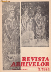 REVISTA ARHIVELOR - nr.2/1982 foto