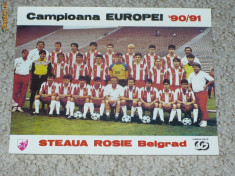 STEAUA ROSIE BELGRAD 1990/1991 foto