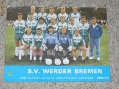 S. V. WERDER BREMEN 1988/1989 foto