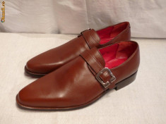 Pantofi cu catarama , maro tabac ,Lord Byron (A7-13 BROWN) REDUCERE EXCEPTIONALA DE PRET foto