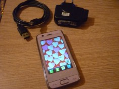 LG GT505 PINK ROZ GT 505 NOTA 10 WIFI WI-FI GPS TOUCHSCREEN foto