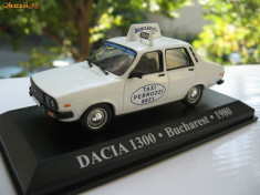 macheta DACIA 1300 taxi Bucharest 1980 - 1:43 ixo foto