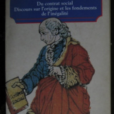 J J Rousseau Du contrat social Discours sur l'origine...