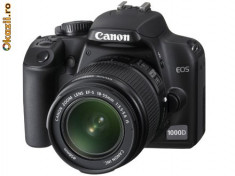 Canon Eos 1000 D nou !!!! 18-55mm IS foto