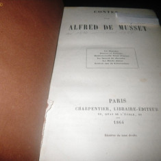 Contes - Alfred de Musset, Paris 1864