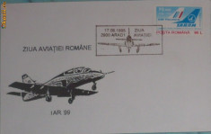 ARAD 1995 - ZIUA AVIATIEI ROMANE. AVION IAR99. FDC (PA24) foto