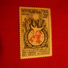 Serie- A 10 a Aniv.a Declaratiei Drepturilor Omului 1958 TOGO